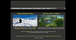 Desktop Screenshot of montana-trekking.cz